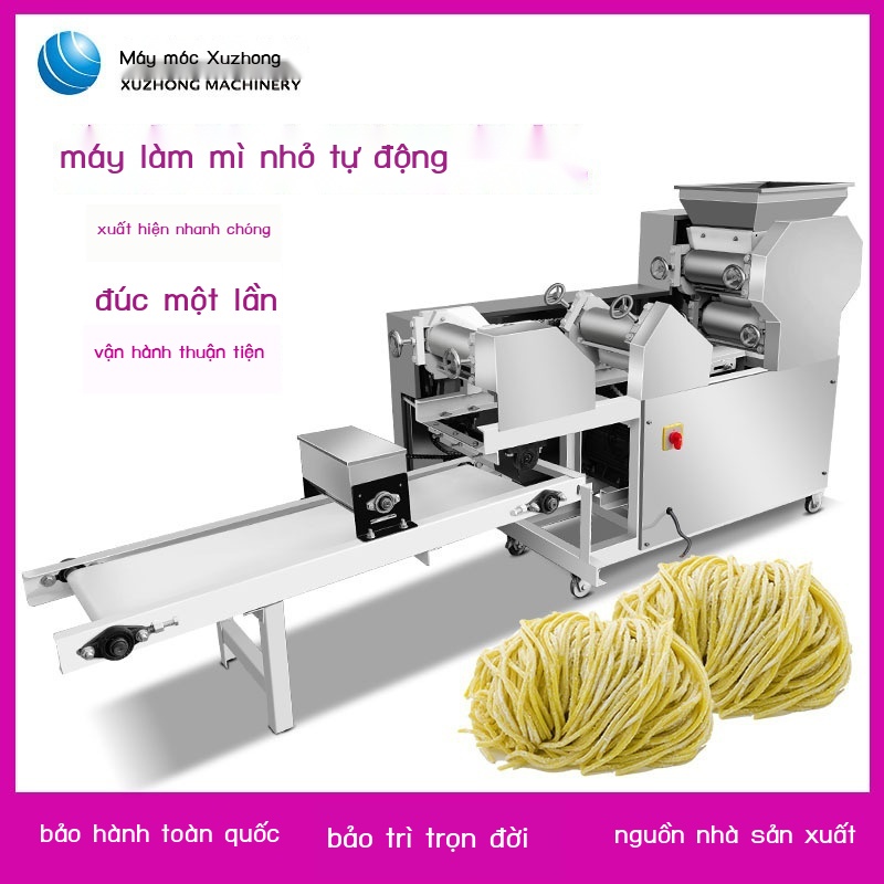 Máy làm mì đa chức năng quy mô lớn máy nhào mì thương mại tự động tất cả trong một máy làm mì hoành thánh bánh bao đa nă
