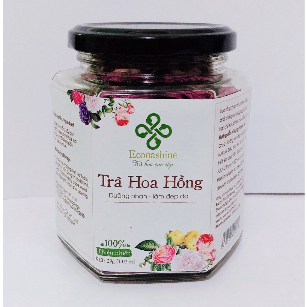 Trà Hoa Hồng Econashine - Xanhsam Organic