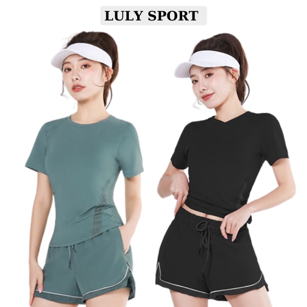 Sét đồ tập Gym nữ LULY SPORT chất thun lạnh cao cấp,co giãn 4 chiều