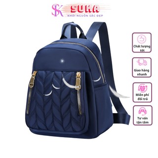 Balo Nữ mini Thời trang Chống Nước Du lịch Đi chơi Đẹp Cao Cấp Vải Canvas SUKA BL33