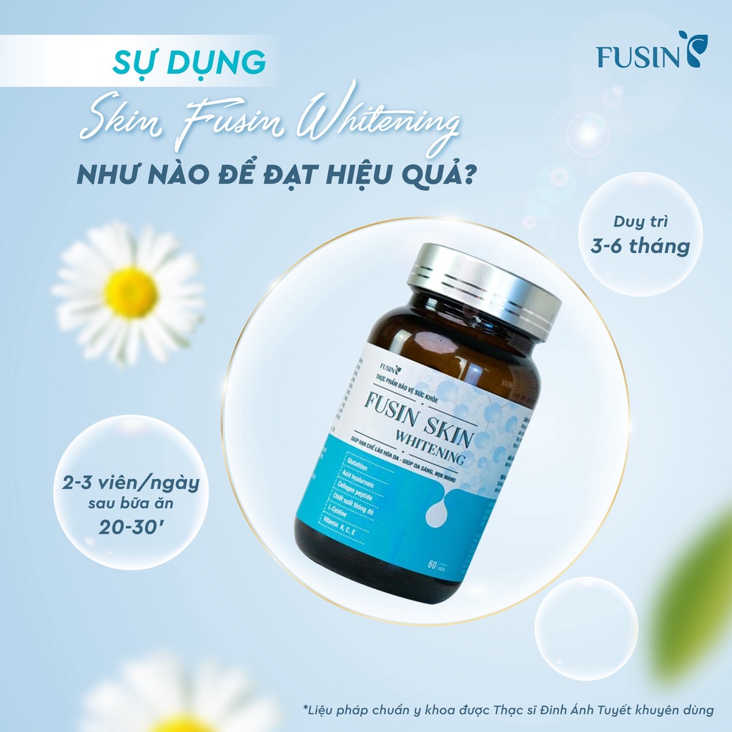 Viên trắng da toàn thân FUSIN SKIN WHITENING
