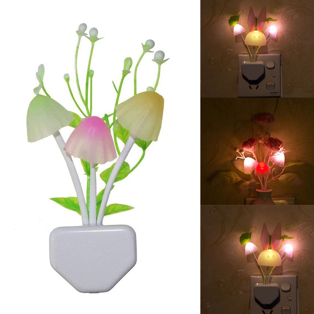 Đèn ngủ led đổi màu hình nấm AVATAR cảm ứng ánh sáng dịu