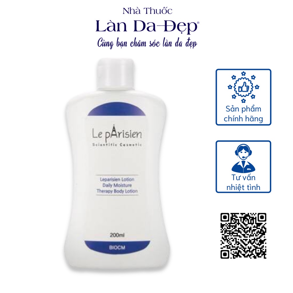 Sữa dưỡng thể Leparisien Daily Moisture Therapy Body Lotion cấp ẩm chăm sóc da  200ml