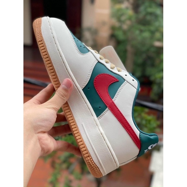 Giày AF1_Nike Gucci Xanh Đỏ Nam Nữ  Hàng Trung Cao Cấp Full box Tặng Tất