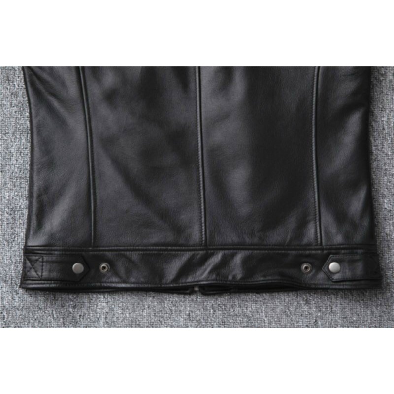 Áo khoác nam jacket đen, áo da nam PU nhập khẩu cao cấp