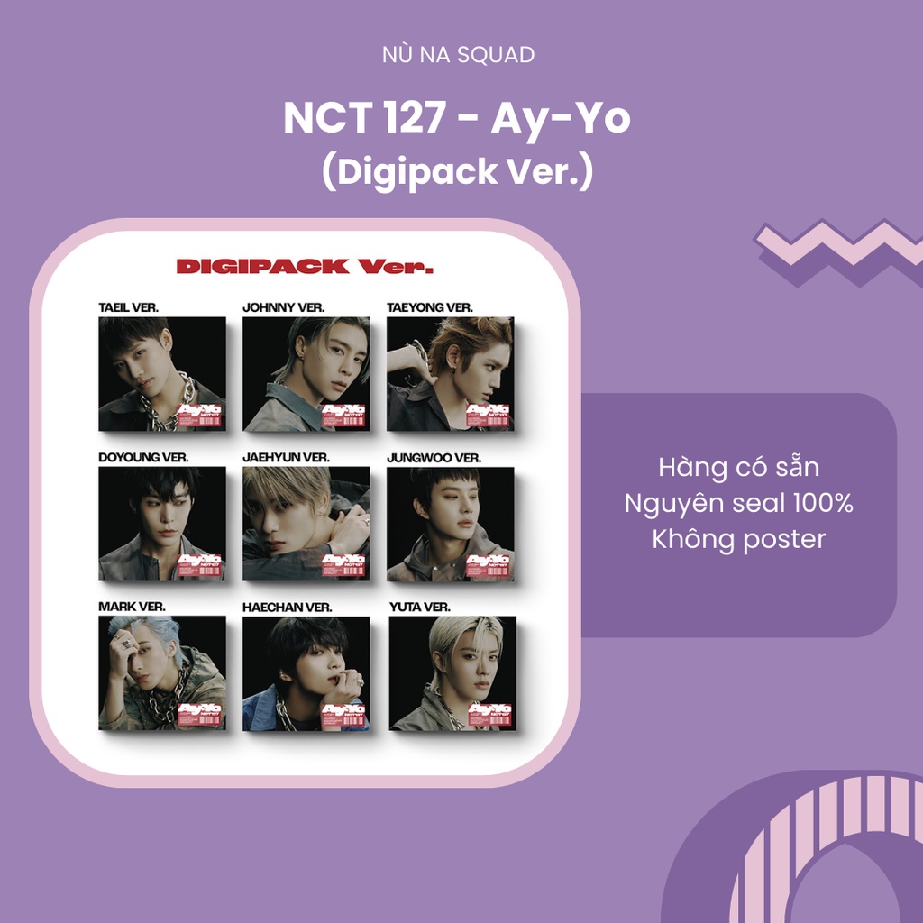 Bộ album NCT 127 - Ay-yo (Digipack Ver.)