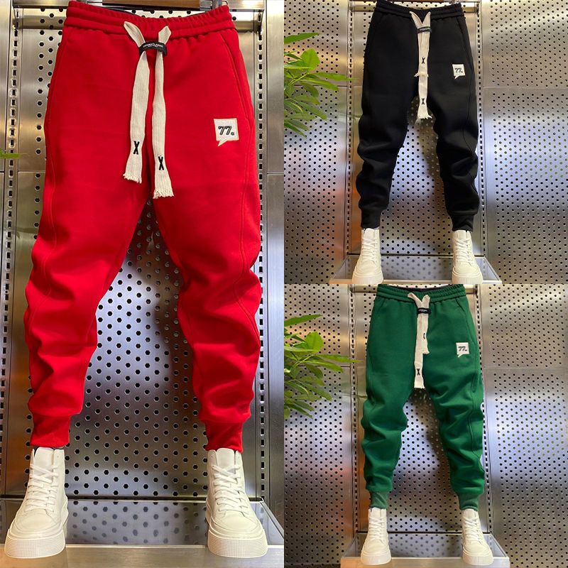 * * Qu n Th Trai * Quần Thể Thao Harem Thể Thao Phong Cách Hàn Quốc Đơn Giản Hợp Thời Trang Mùa Xuân Kuaishou Tik Tok Influencer