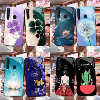 Ốp Lưng Samsung A9 2018 Mặt kính cường lực sáng bóng, cao cấp