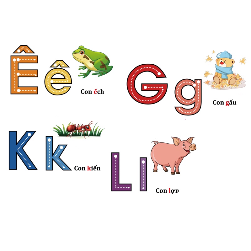 Decal dán tường cho bé phòng ngủ 3d bếp phòng khách Tung Home Decor Chữ Cái TV