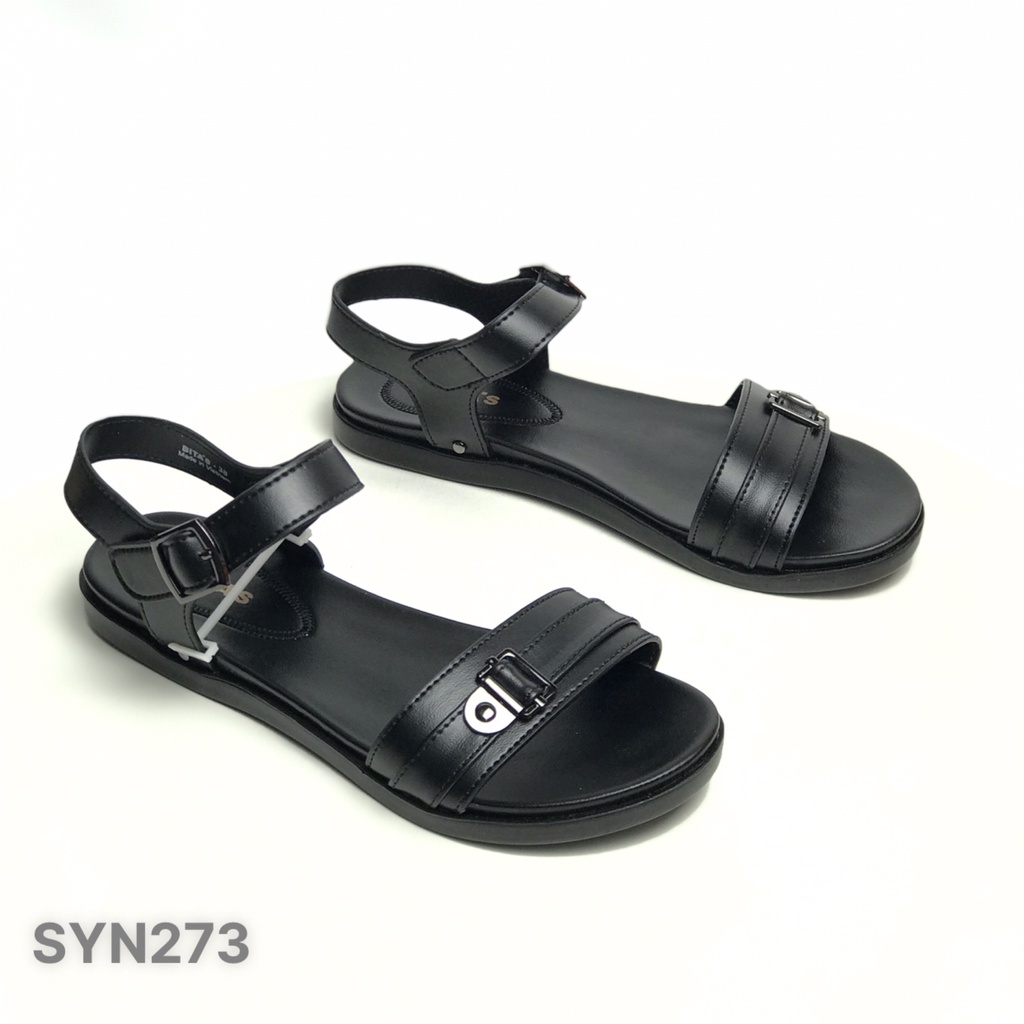 Sandal nữ BITAS ❤️FREESHIP❤️ Sandal học sinh quai dán khuy đế bằng siêu nhẹ SYN273