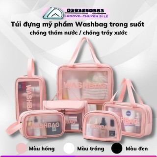 Túi mỹ phẩm, túi đựng đồ trang điểm Washbag chống thấm nước đi du lịch