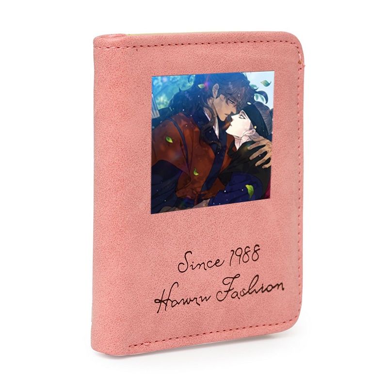 Ví da cầm tay nam nữ in hình MẮT PHỦ TOÀN SƯƠNG manhua BL xinh xắn tiện lợi anime chibi