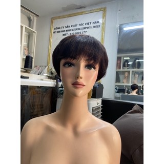 Tóc tém Shop Tóc Anh Quân, Tóc giả trung niên làm từ tóc thật 100% phong cách cá tính