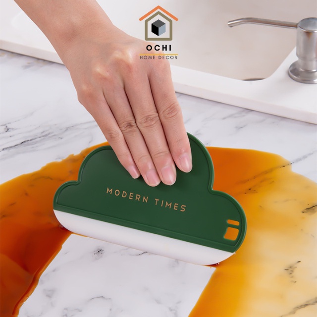 Gạt nước khăn lau mặt bàn gạt rác bồn rửa bát nhà bếp mini cây lau kính phòng tắm silicone làm sạch nhà vệ sinh