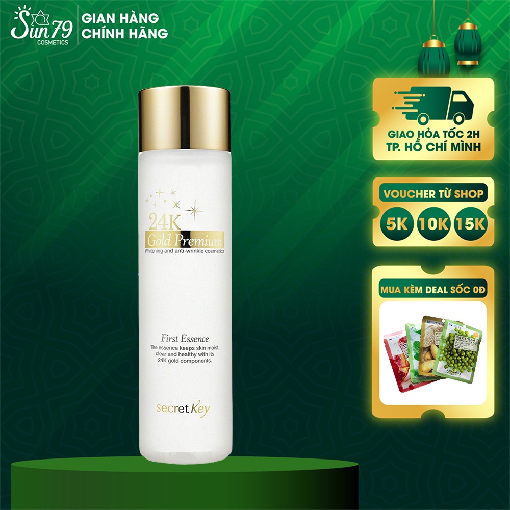 Tinh Chất Dưỡng Trắng Và Chống Lão Hóa Secret Key 24K Gold Premium First Serum 150ml