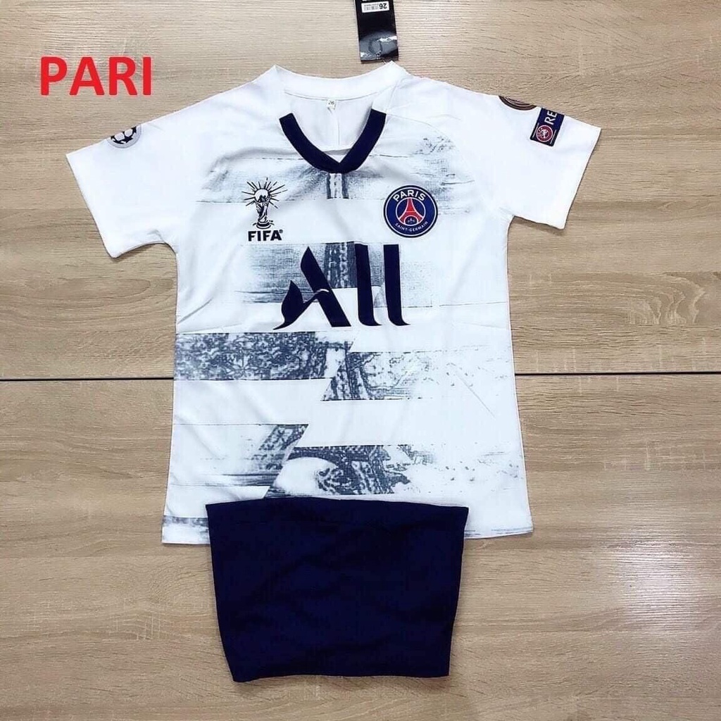 Bộ Pari PSG trẻ em từ 8kg đến 55kg