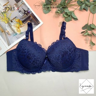 Áo lót ngoại cỡ đệm mỏng, áo ngực không gọng bigsize Lynafa 7703