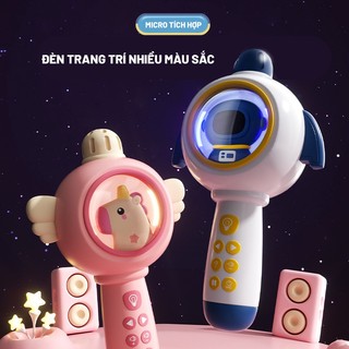 Micro Không Dây Bluetooth Cầm Tay Tích Hợp Loa Cho Bé
