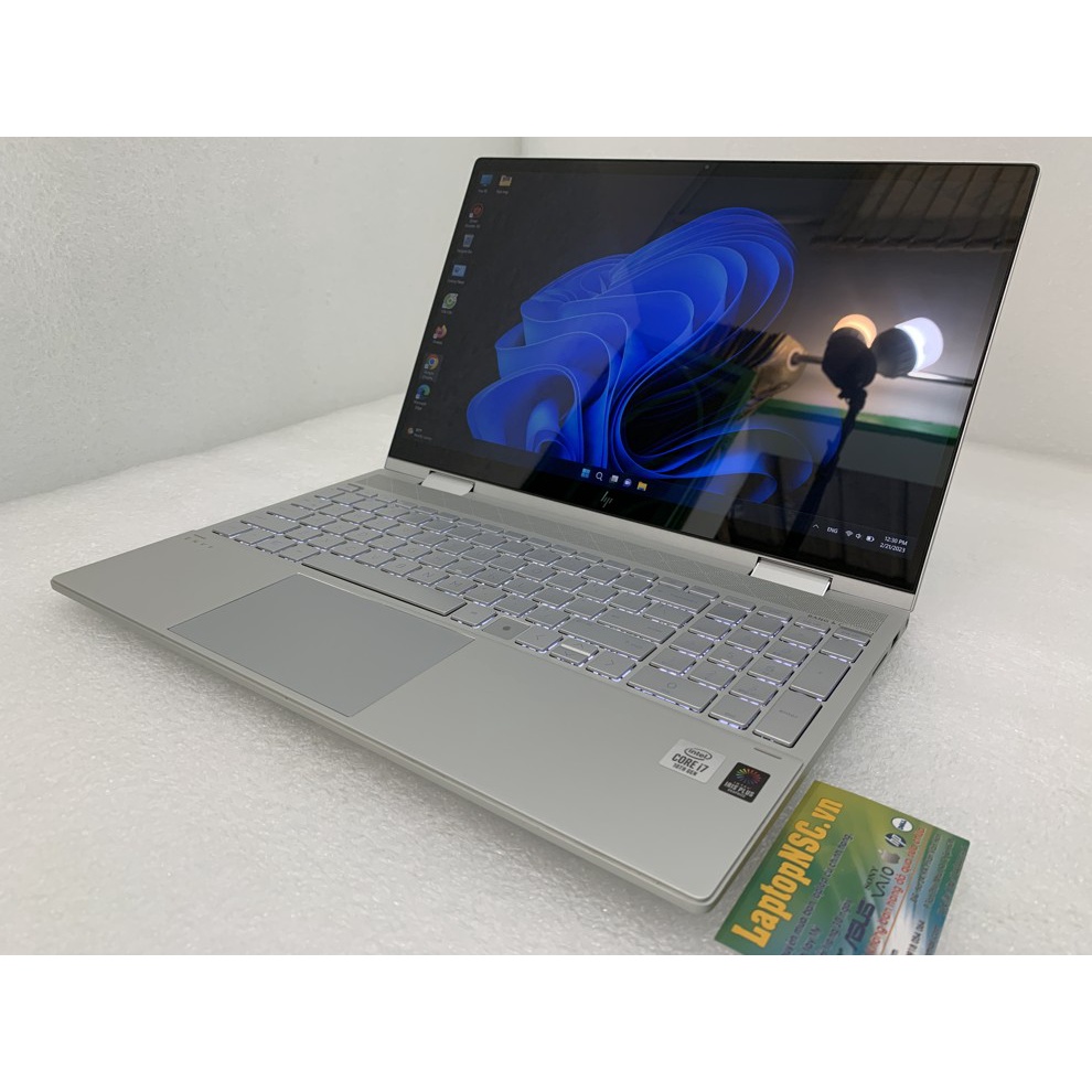 Laptop HP ENVY 15m-ed0023dx Core i7 1065G7 màn hình 15.6-Inch cảm ứng gập 360 độ