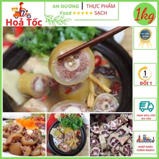 Đuôi bò cắt khúc làm sạch khay 1kg, đã sơ chế sạch sẽ chế biến vô cùng tiện lợi, lẩu đuôi bò, đuôi bò hầm thuốc bắc
