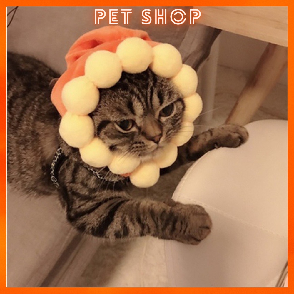Mũ Xinh Xắn Nhiều Mẫu Mềm Dễ Thương Dành Cho Pet Thú Cưng