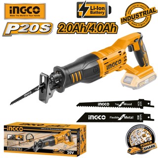 Máy cưa kiếm dùng pin 20v INGCO CRSLI1151 ( không kèm pin và sạc )