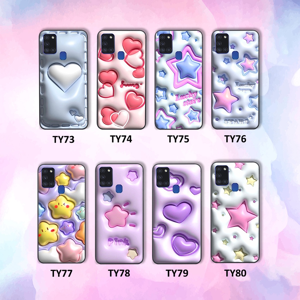 Ốp Samsung A21s in phẳng hiệu ứng 3D giả nổi siêu thật, cực xinh, cá tính