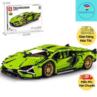 Lắp Ráp mô hình Technic - SY 8600 ( Lắp Ráp Mô Hình Siêu Xe Lamborghini Tỉ lệ 1:14 - 1254 Mảnh )