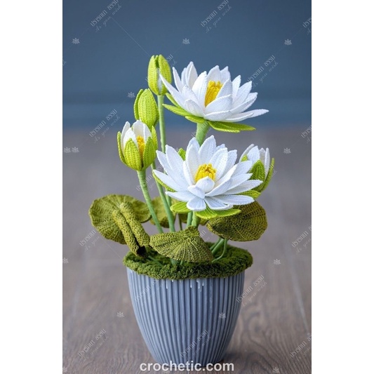 Hoa sen len handmade