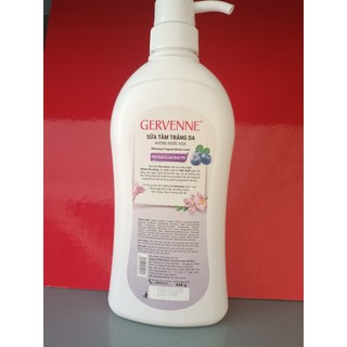 Sữa tắm trắng da Gervence 900g.