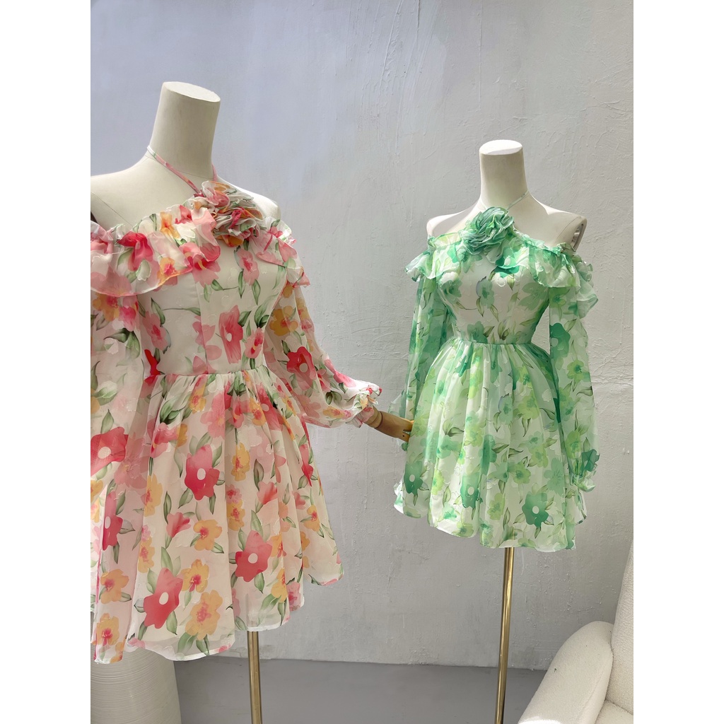 FLOWER DRESS - Phong cách nhẹ nhàng và mát mẻ phù hợp với mùa hè