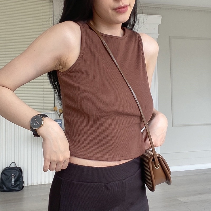 [SALE QUA MẪU]Áo ba lỗ sát nách lửng chất gân dầy freesize dưới 55kg