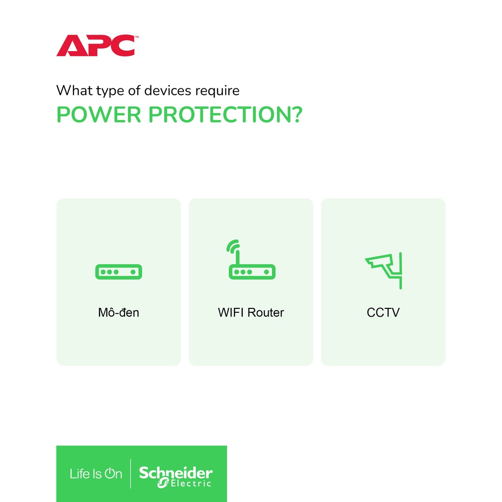 [FREESHIP] Bộ lưu điện APC by Schneider Electric Easy UPS BV1000I-MS 1000VA, 230V & ổn áp