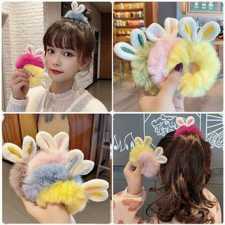 Cột Tóc Lông Mềm Tai Thỏ