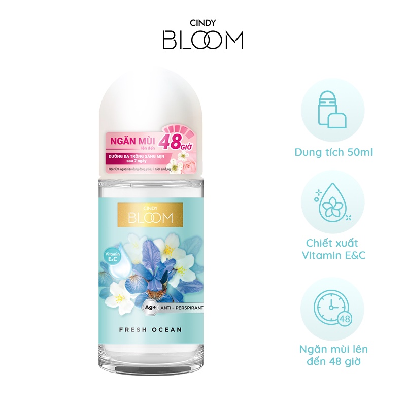 [HB GIFT] Lăn khử mùi nước hoa Cindy Bloom 50ml/chai