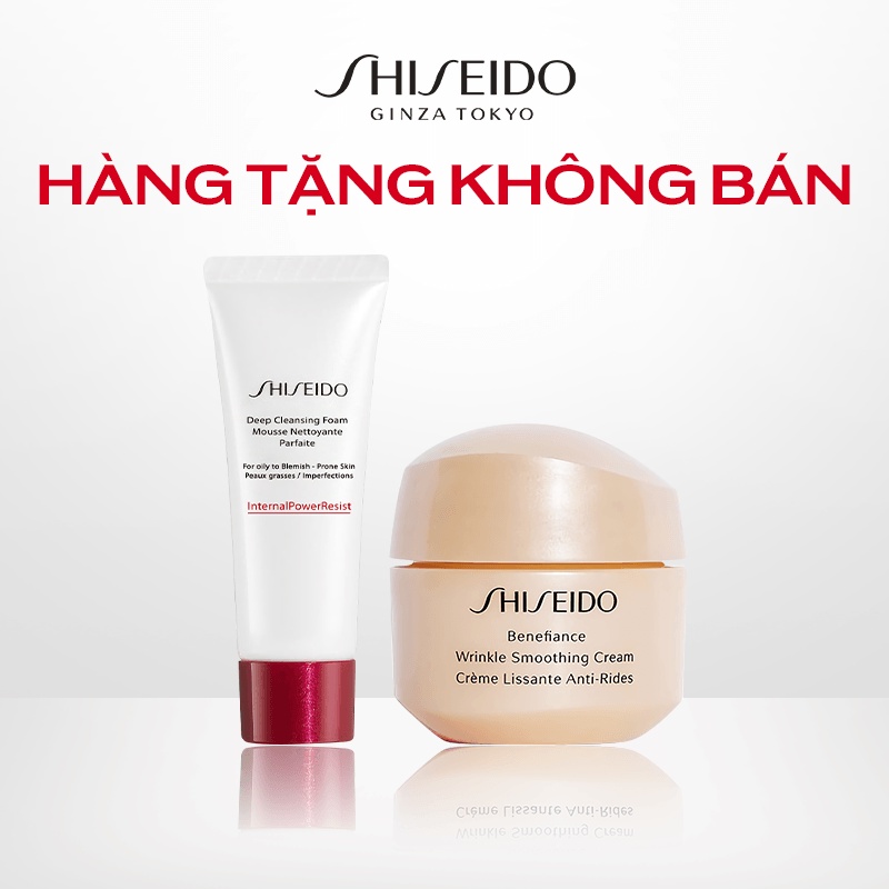 [Quà tặng không bán] Bộ quà Shiseido tặng kèm UTM 15ml (MAR'23)