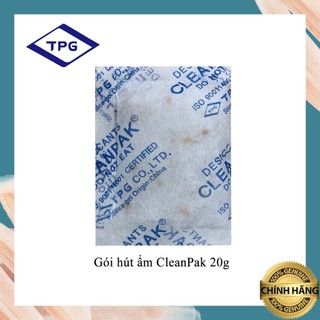 Gói hút ẩm cleanpak loại 10g/20g/50g/60g - gói hút ẩm silica gel, gói hút ẩm công nghiệp, hàng nhập khẩu