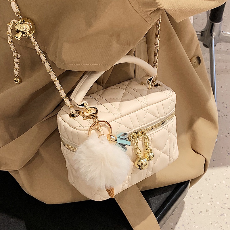 IELGY Túi Đeo Chéo Dây Xích Hình Thoi Nhỏ Đơn Giản Thời Trang Mùa Hè Dành Cho Bạn Nữ