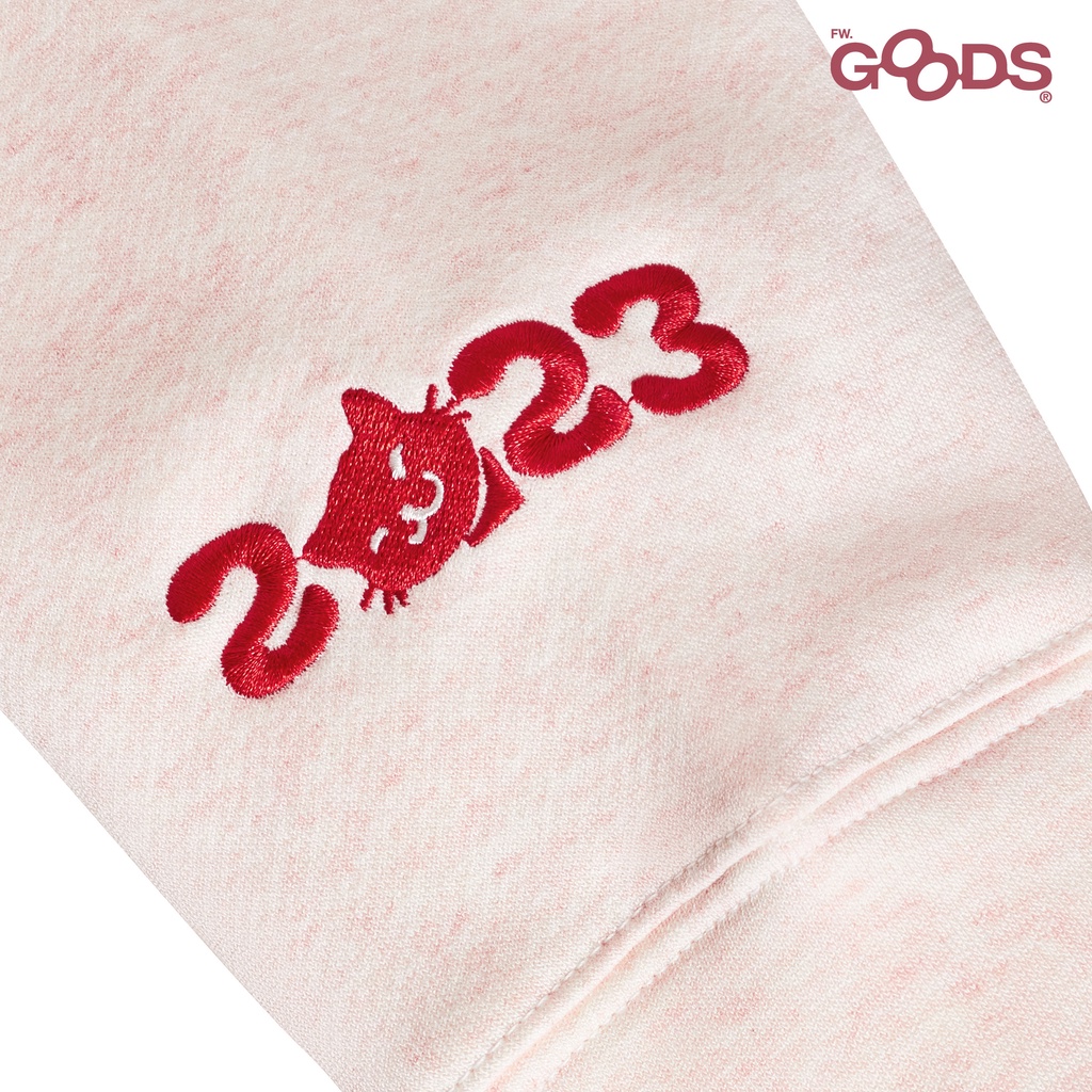 Fernweh/Fw.goods - Lita Pink Hoodie - Áo khoác chui đầu màu xám hồng | BigBuy360 - bigbuy360.vn