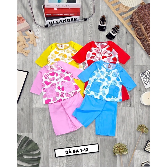 Bộ lụa bà ba bé gái