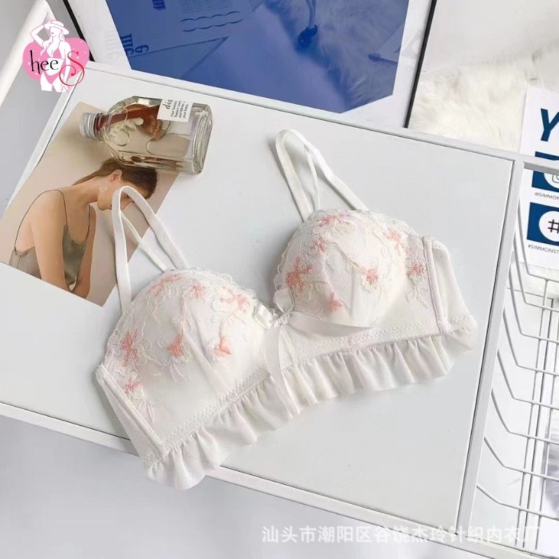 Áo Ngực Su Ren Nâng Ngực Tạo Khe Mút Dày 3Cm Hees1340