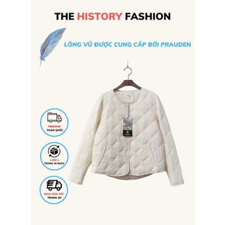 Áo phao nữ lông vũ cao cấp siêu nhẹ nhập khẩu chính hãng Hàn quốc thương hiệu THE HISTORY RG137