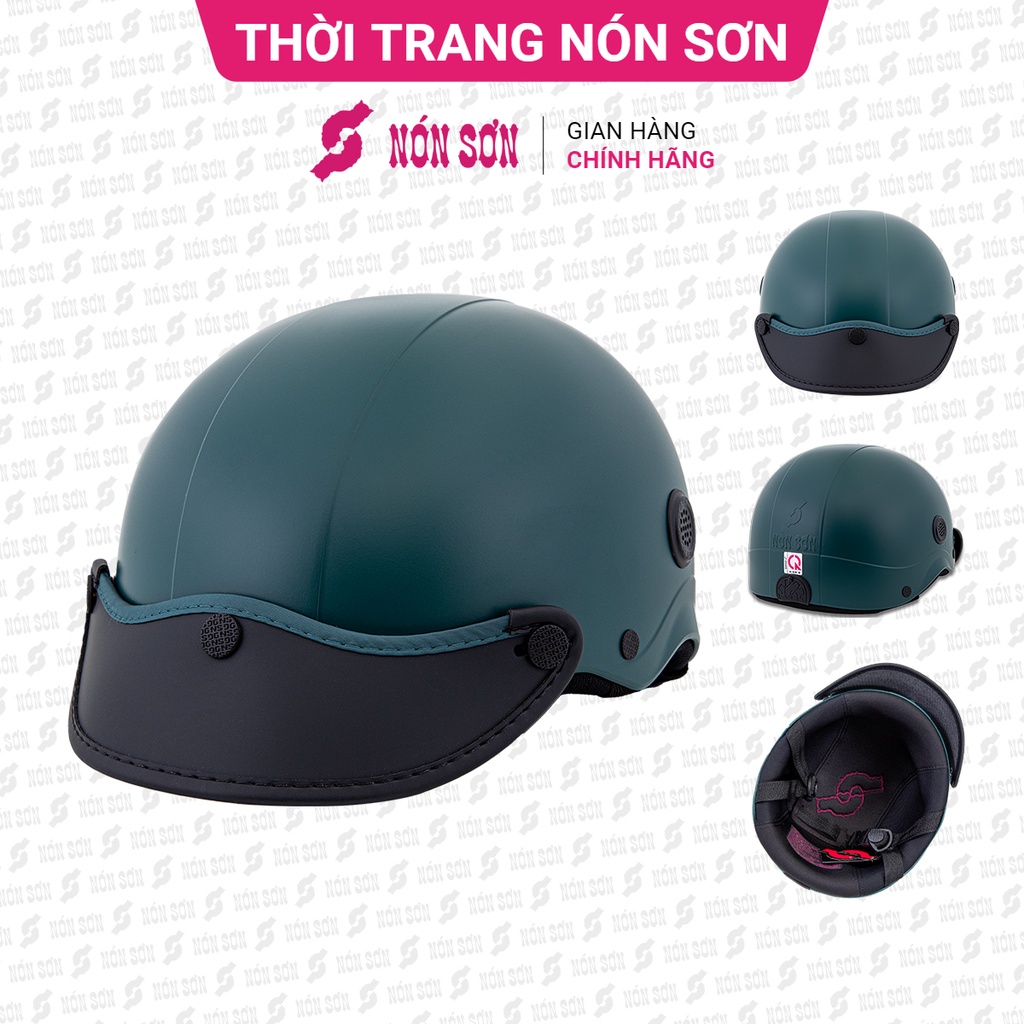 Mũ bảo hiểm nửa đầu lỗ thông gió chính hãng NÓN SƠN TG-XH497
