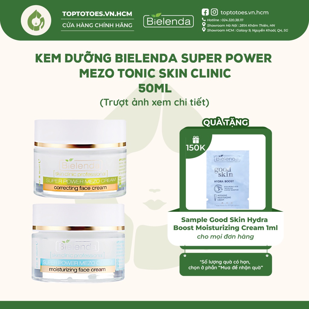 Kem dưỡng Bielenda Super Power Mezo Skin Clinic