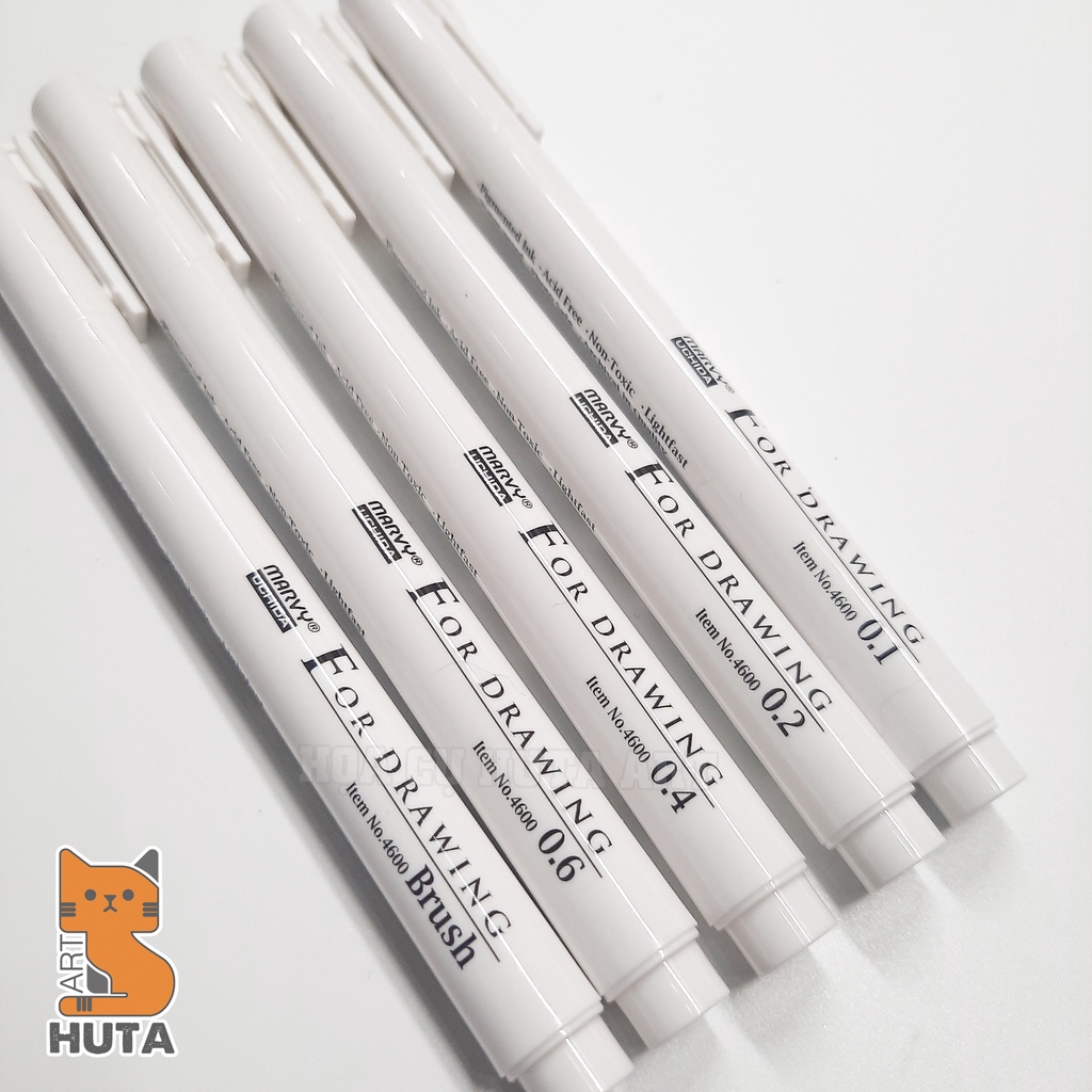 Bút Line Đi Nét Kháng Nước Marvy Uchida