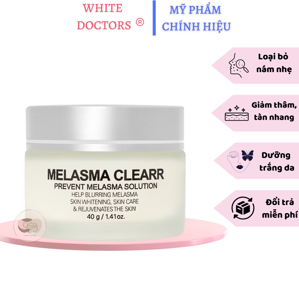 Kem xóa nám nhẹ White Doctors Melasma clearr 40g