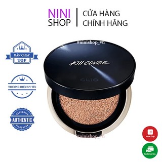 Phấn nước che khuyết điểm CLIO Kill Cover Founwear Cushion All New Set (+ Refill) - SPF 50+ PA +++ -NiNiShop