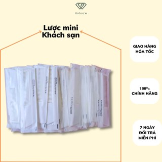 100 cây lược mini cho nhà nghỉ và khách sạn, lược chải tóc du lịch dùng 1 lần nhỏ gọn tiện ích