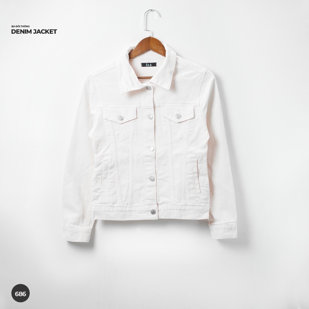 ÁO KHOÁC JEAN MỸ 2HAND UNISEX NAM NỮ (DENIM JACKET)