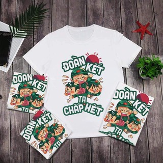 Áo nhóm đoàn kết ta chấp hết- đồng phục lớp team cty gia đình